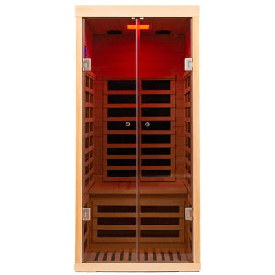 Ample-901SH 1 Person Ultra-Low EMF Infrared Sauna