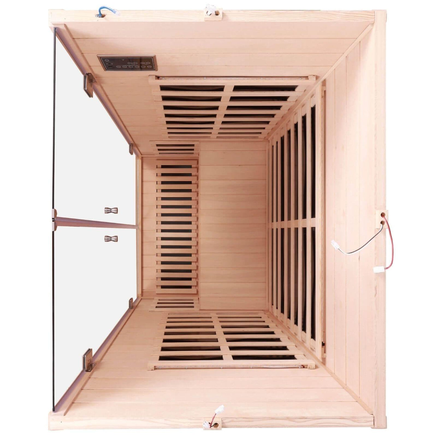 Ample-902SH 2 Person Ultra-Low EMF Infrared Sauna