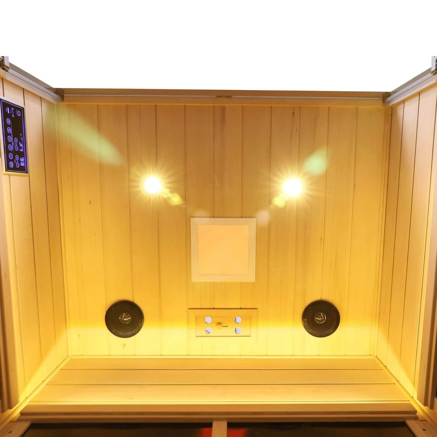 Ample-902SH 2 Person Ultra-Low EMF Infrared Sauna