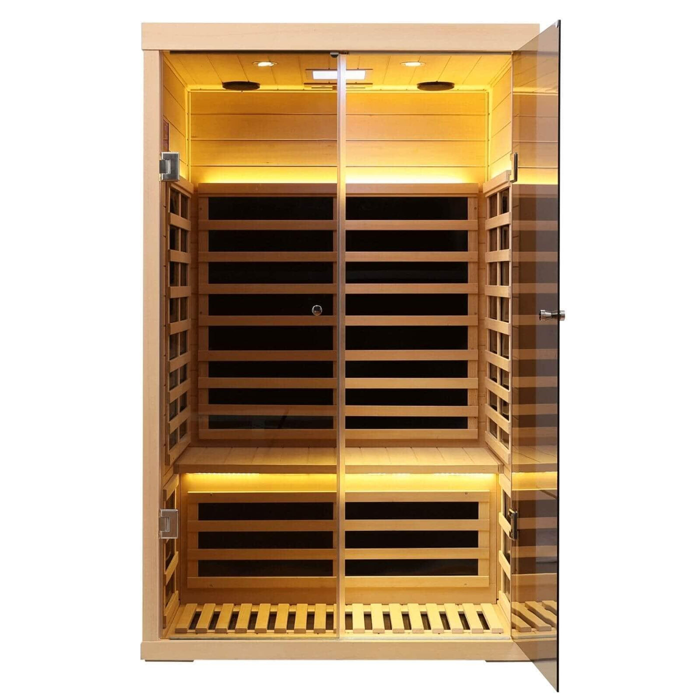 Ample-902SH 2 Person Ultra-Low EMF Infrared Sauna