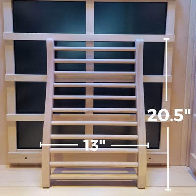 Ergonomic Sauna Backrest