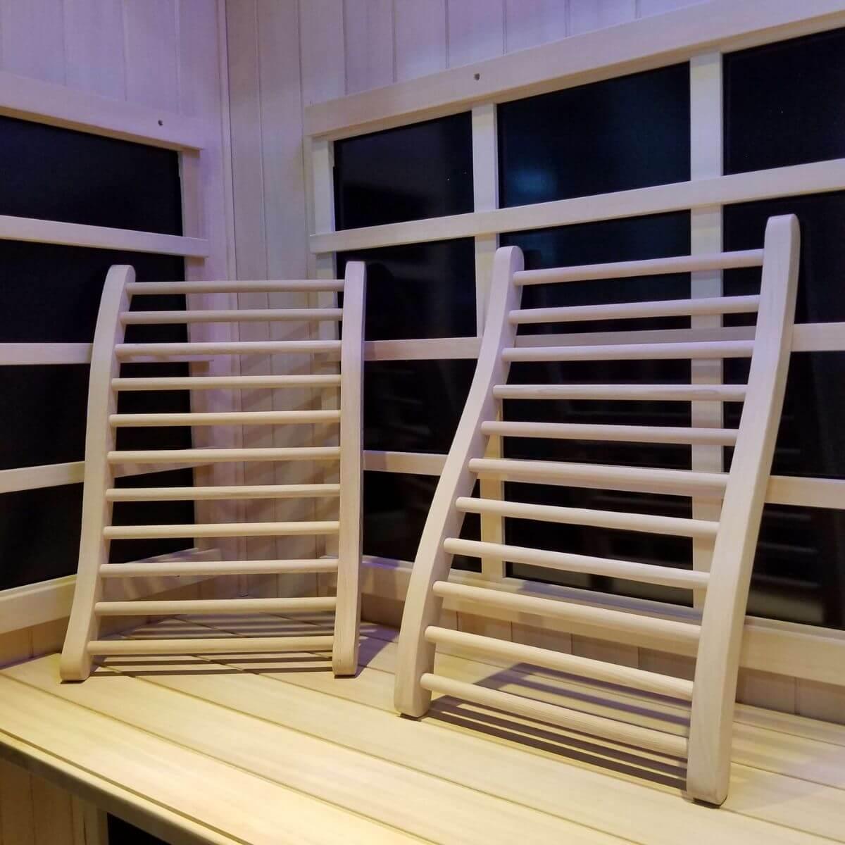 Ergonomic Sauna Backrest