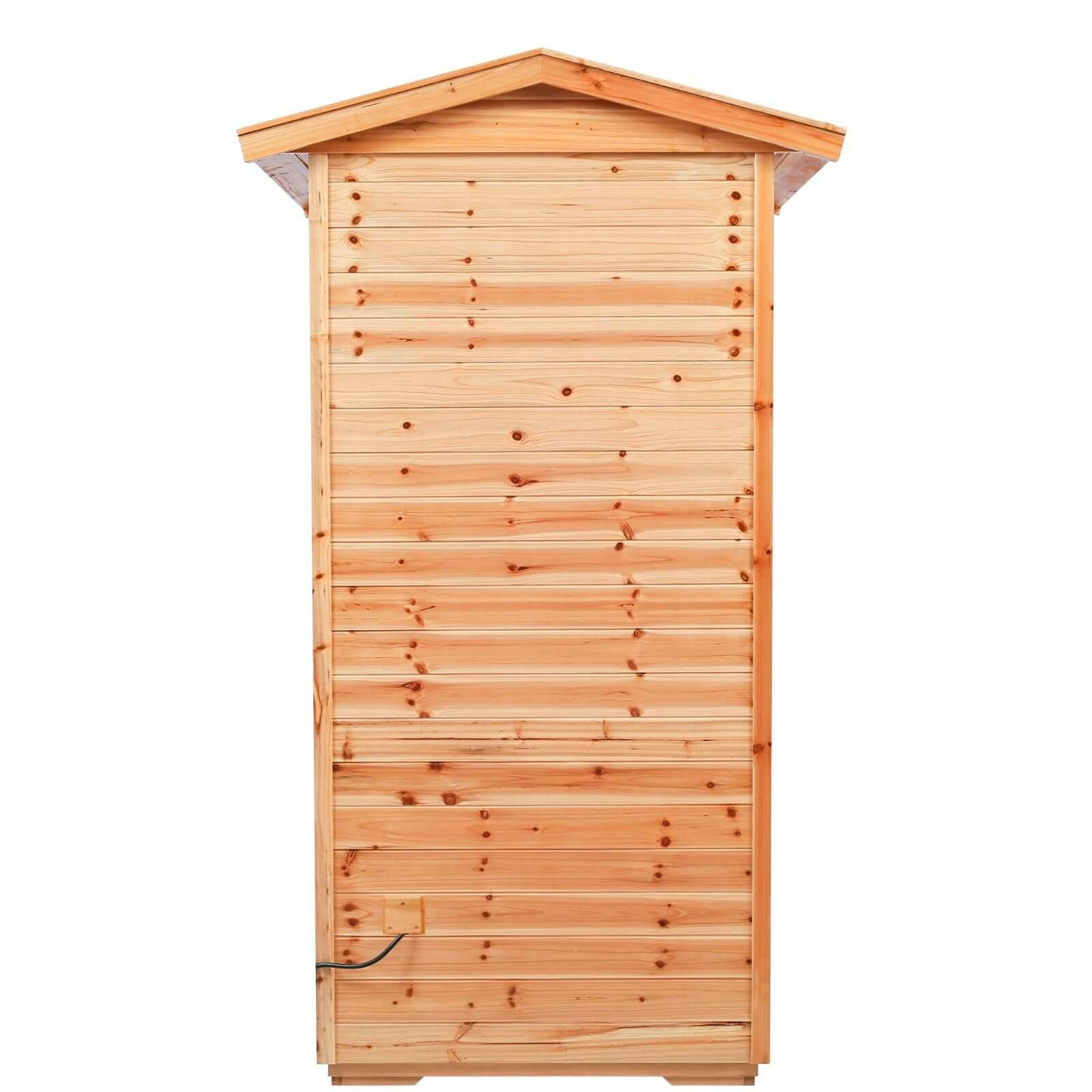 Garner-901VS 1 Person Outdoor Infrared Sauna | Fir Model Clearance Sale