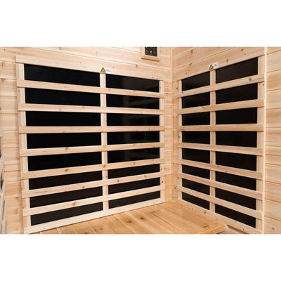 Garner-902VS 2 Person Outdoor Infrared Sauna | Fir Model