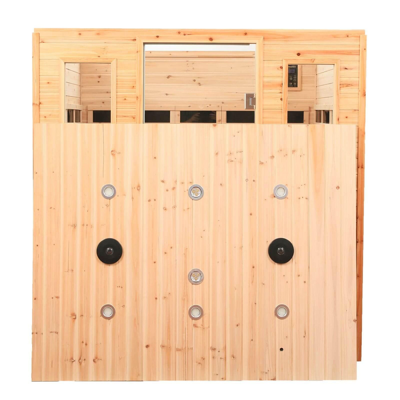 Garner-905VS 5 Person Outdoor Infrared Sauna | Extra-large Rich Space | Clearance Sale