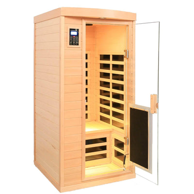 Maxwell-901BH 1 Person Ultra-Low EMF Infrared Sauna