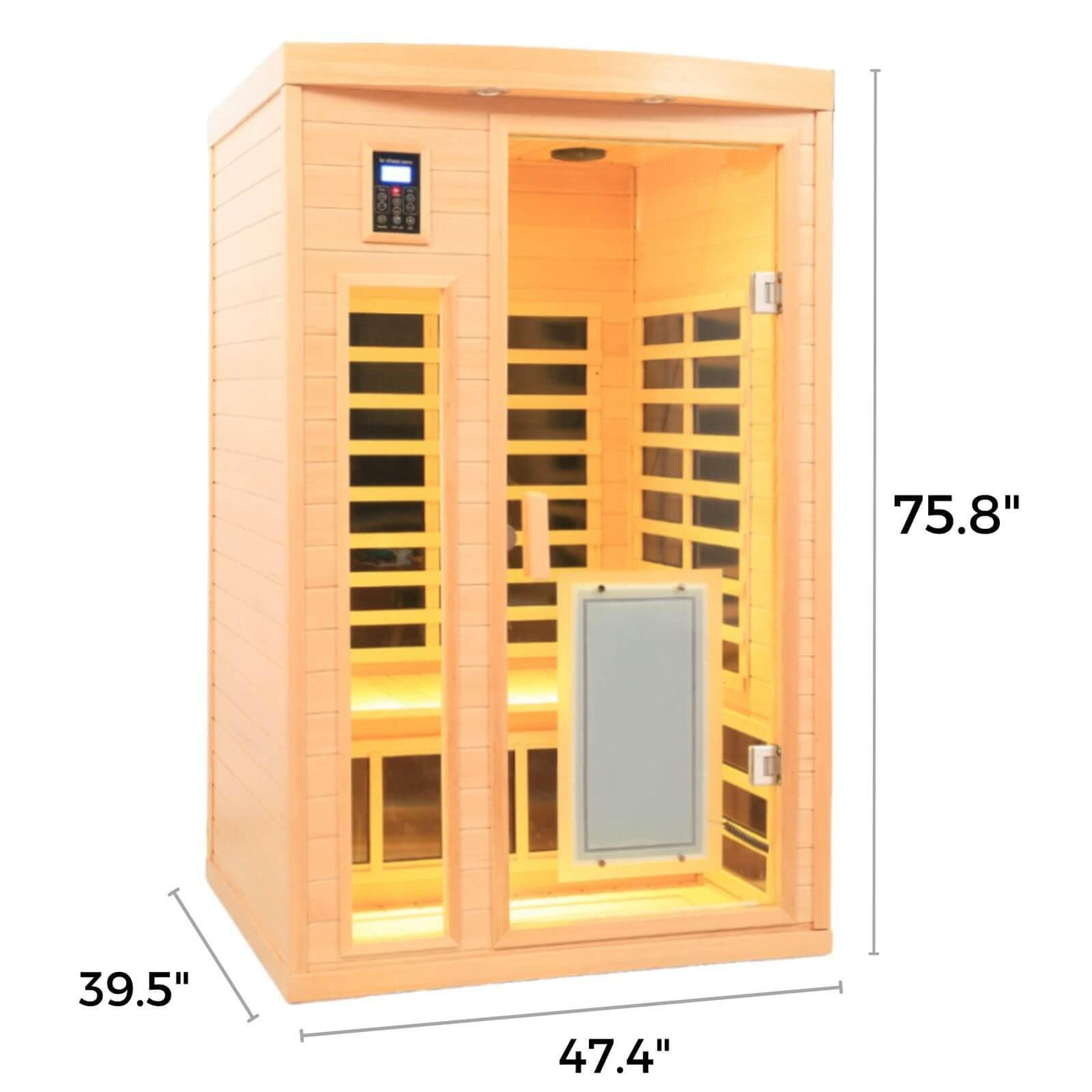 Maxwell-902BH 2 Person Ultra-Low EMF Infrared Sauna | Hot Offers