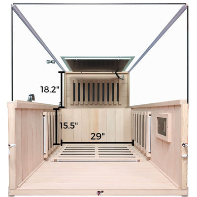 Maxwell-909XH/R 1 Person Ultra-Low EMF Infrared Sauna | New Arrival Sale