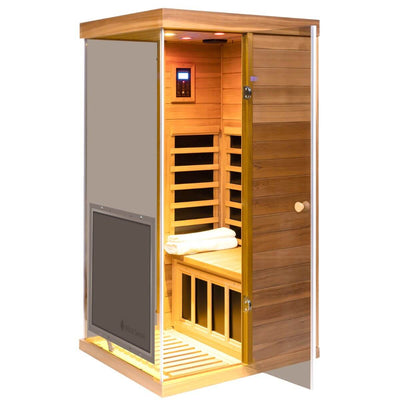 Maxwell-909XH/R 1 Person Ultra-Low EMF Infrared Sauna | New Arrival Sale