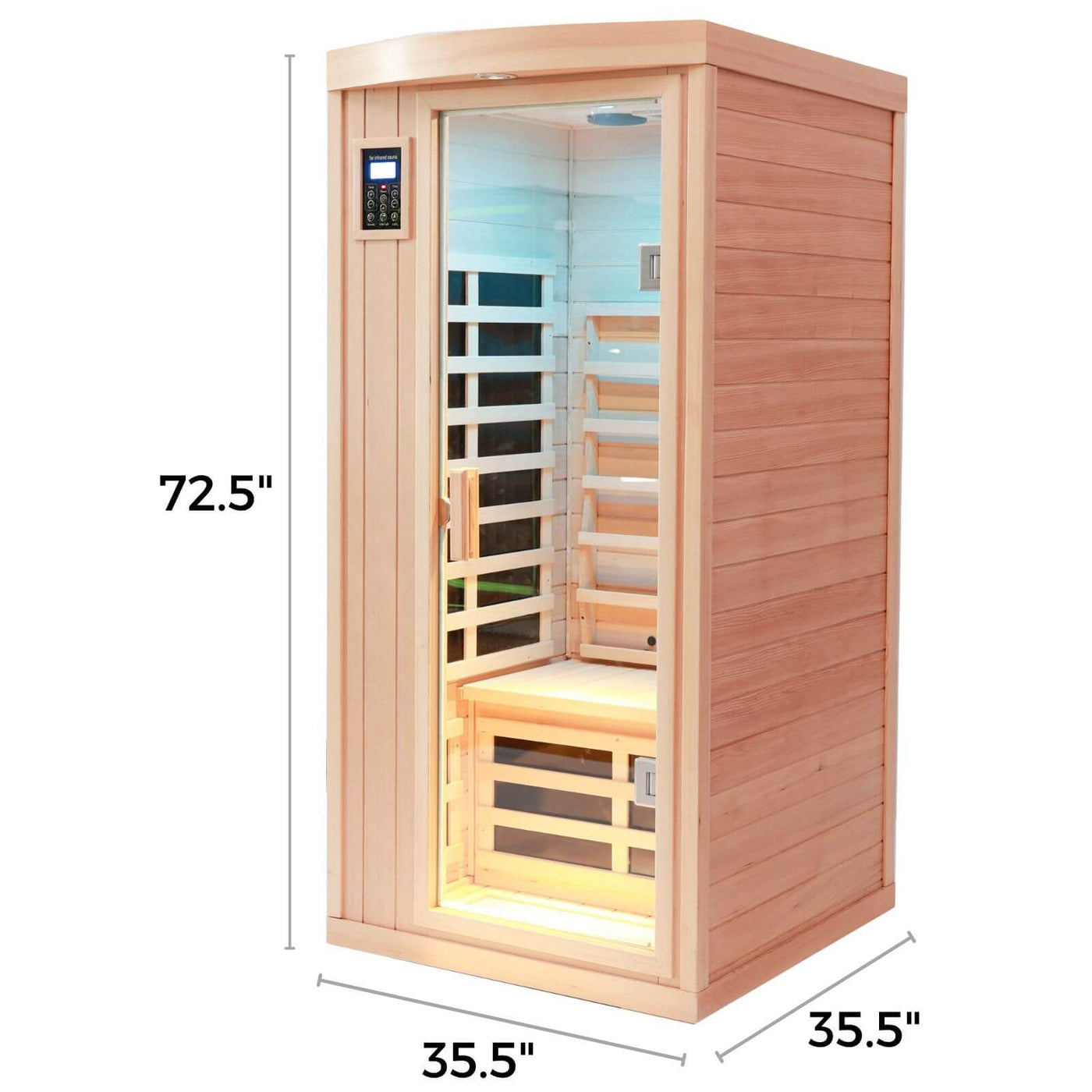 Mix-901BLH 1 Person High Temp Infrared Sauna