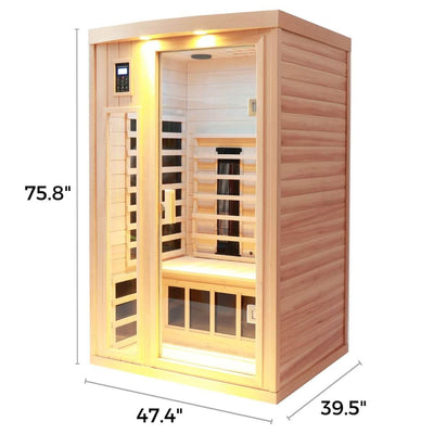 Mix-902BLH 2 Person High Temp Infrared Sauna