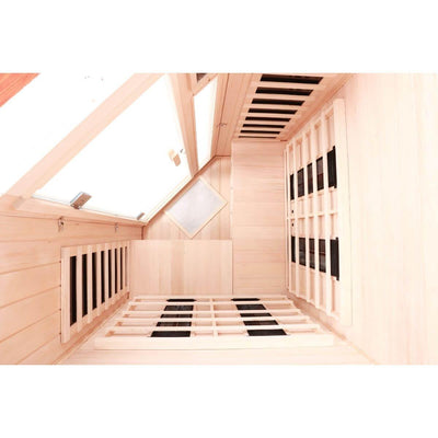 Mix-907BLH 2 Person Corner High Temp Infrared Sauna | Standard Model Clearance Sale