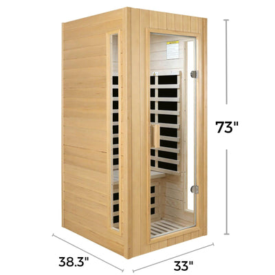 Purity-901GHC 1 Person Infrared Sauna