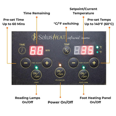 Sublime-909MR 1 Person Side Door Infrared Sauna