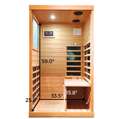 Purity-909MH 1 Person Side Door Infrared Sauna |