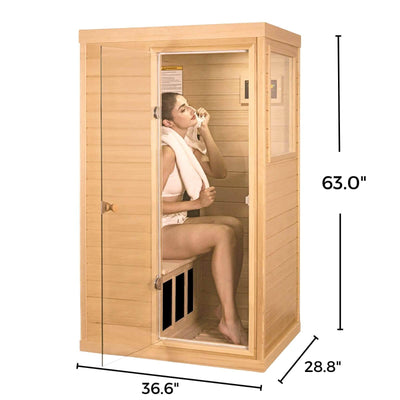 Purity-909MH 1 Person Side Door Infrared Sauna |