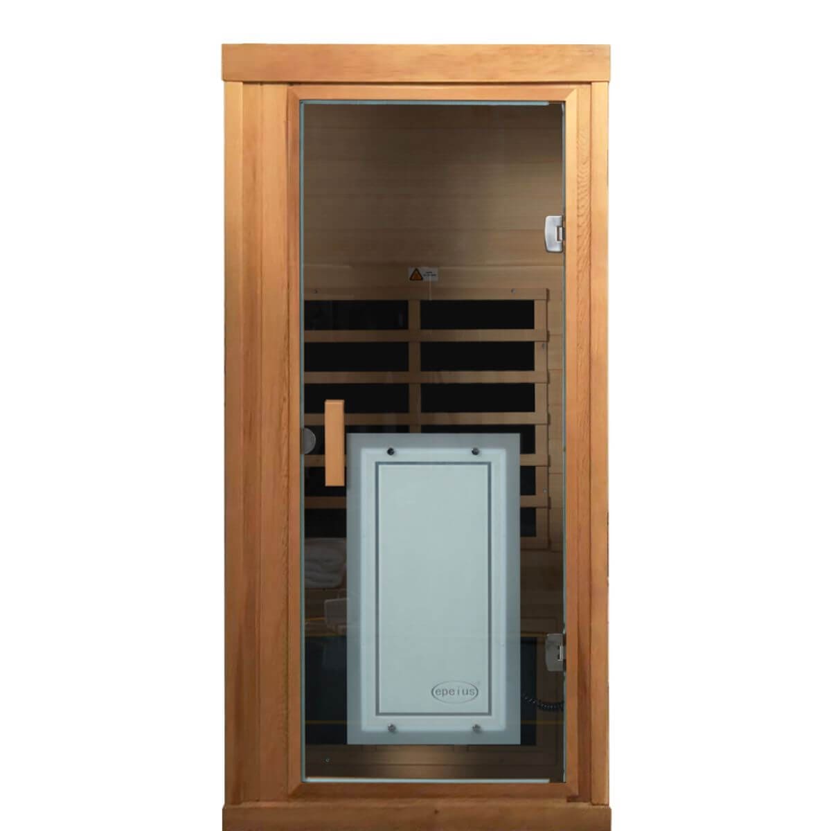 Sublime-906MR 1-Person Infrared Sauna in Red Cedar | Nature's Art, Noble Enjoyment