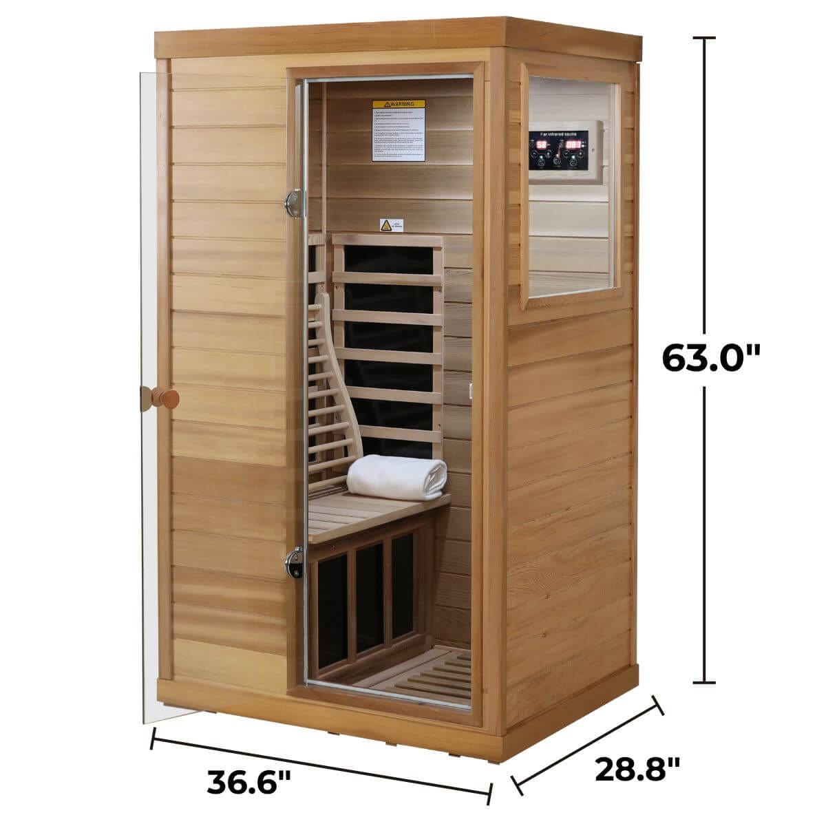 Sublime-909MR 1 Person Side Door Infrared Sauna