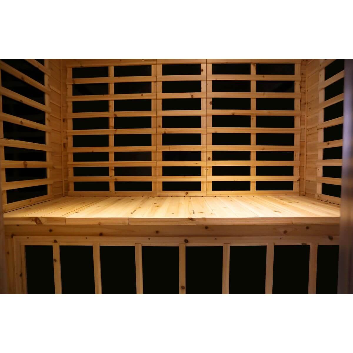 Versa-903VS 3 Person Outdoor Full Spectrum Infrared Sauna Reclining | Value Sale