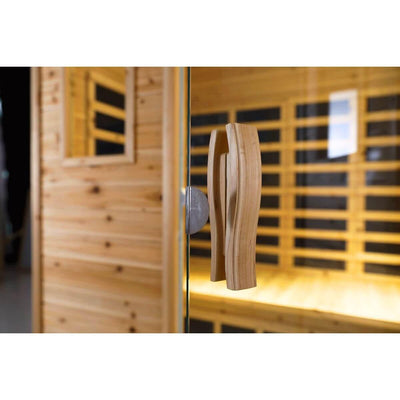 Versa-903VS 3 Person Outdoor Full Spectrum Infrared Sauna Reclining | Value Sale