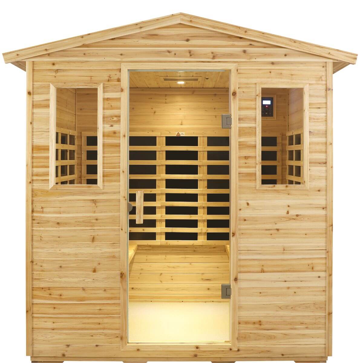 Versa-904VSP 4 Person Plus-size Outdoor Full Spectrum Infrared Sauna